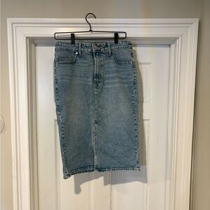 GAP Light Blue Denim Skirt